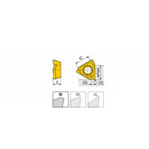 3PHT 10-M High positive inserts 3PHT with three helical cutting edges for 90° shoulders & general machining - Big-tools Industrial Supply Tools for Metal Cutting